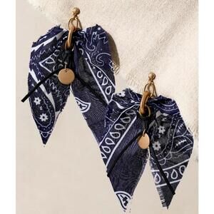 Free People Ariana Ost Mae Scarf Dangle Earrings